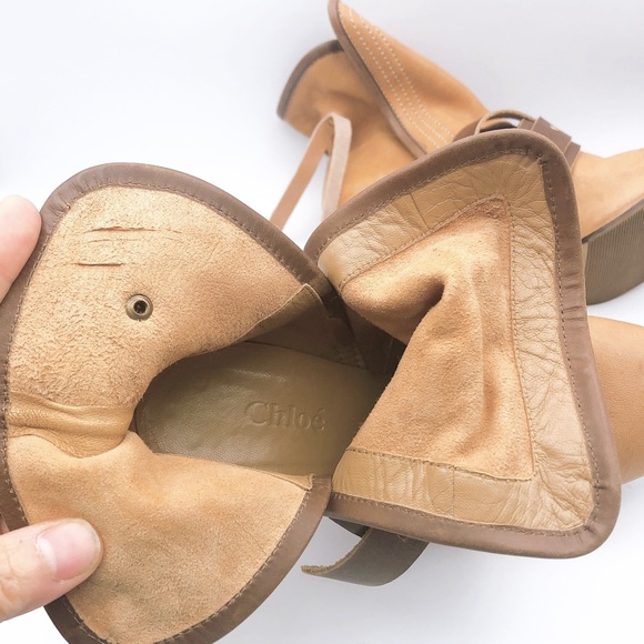 Chloe Womens Leather Ankle Boots With Multi Buckle Straps size EU 36.5 - Picture 14 of 14